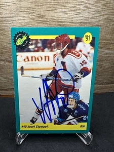 1991-92 Classic CHL Jozef Stumpel #34 In-Person ON-CARD AUTO - Picture 1 of 2