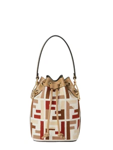FENDI Mon Tresor $1950 Multicolor Bucket Bag New & Authentic - Picture 1 of 3