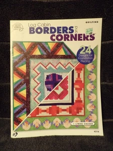 Log Cabin Borders and Corners Quilt Book fro American School of Needlework - Picture 1 of 1