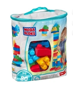Fisher Price Mega Bloks First Builders Big Building Bag - 80 Stück Neu im Beutel - Bild 1 von 4