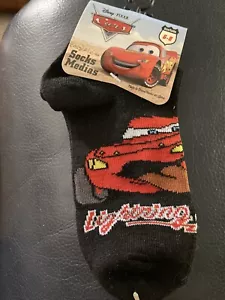 New! Disney Lightning Mcqueen Socks kids sock 6-8 - Picture 1 of 1