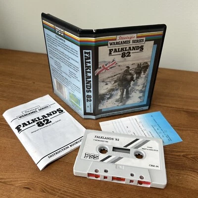 Falklands 82 Commodore 64/128 Game - 1st release - Boxed with Manual - Strategy - Image 1 of 4
