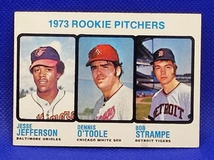 1973 Topps HIGH #604 Rookie Pitchers Jesse Jefferson Dennis O'Toole Bob St AA326 - Picture 1 of 2