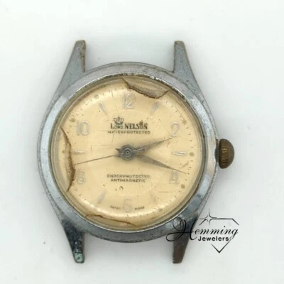 Vintage Lord Nelson 1 jewel wrist watch BYM Starts/Stops for Parts/Repairs - Image 1 of 4