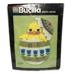 Bucilla Ostern Küken im Ei Wandbehang Kunststoff Leinwand Kit 6018 9"x14" LESEN - Bild 1 von 4