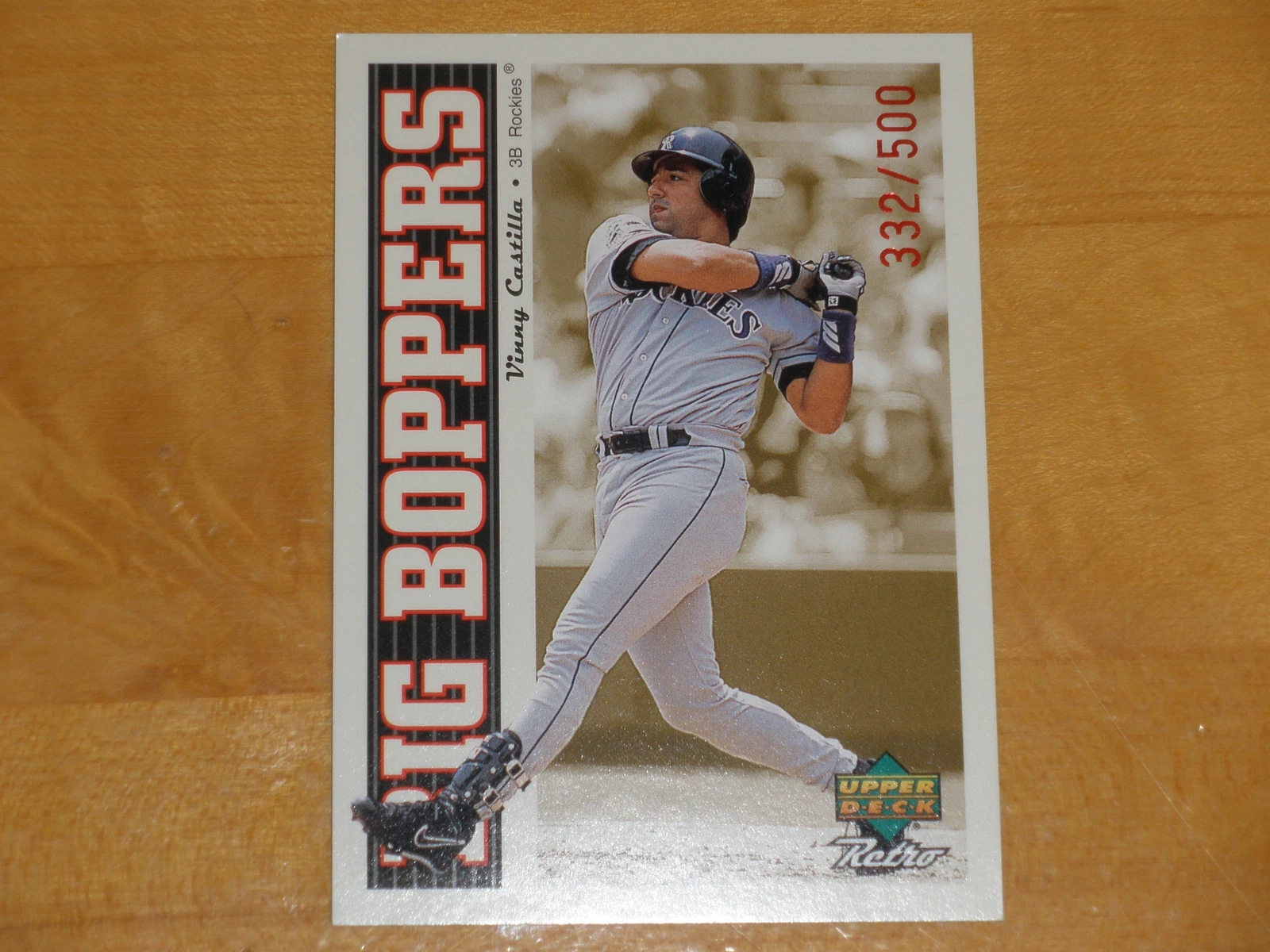 1998 Upper Deck Retro Big Boppers #BB24 Vinny Castilla 332/500