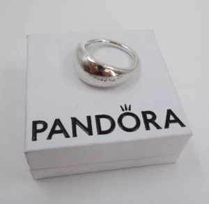 Pandora 925 Silver Flow Ring & Box Size M 1/2 - 11.32g - Picture 1 of 23