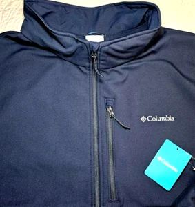 NEW COLUMBIA, MENS BIG&TALL SIZE 6X, ASCENDER FULL-ZIP NAVY🔵JACKET-MSRP $110.00 - Picture 1 of 24