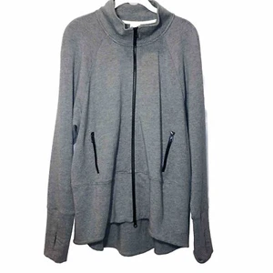 Chaqueta Cabi Pivot Cremallera Frontal Estilo 3732 Mujer Talla Grande Gris Jaspeado - Imagen 1 de 9