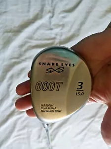 Snake Eyes 600T/3 Wood/15*/LH/65g Reg Flex/44" golf driver - Picture 1 of 2