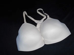 32C Beige Nude Front Close SOMA Underwire Lined Racerback Bra 32C - Imagen 1 de 4