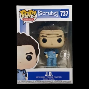Funko Pop + Protector! Scrubs #737 J.D. ***Vaulted Mint*** - Picture 1 of 11