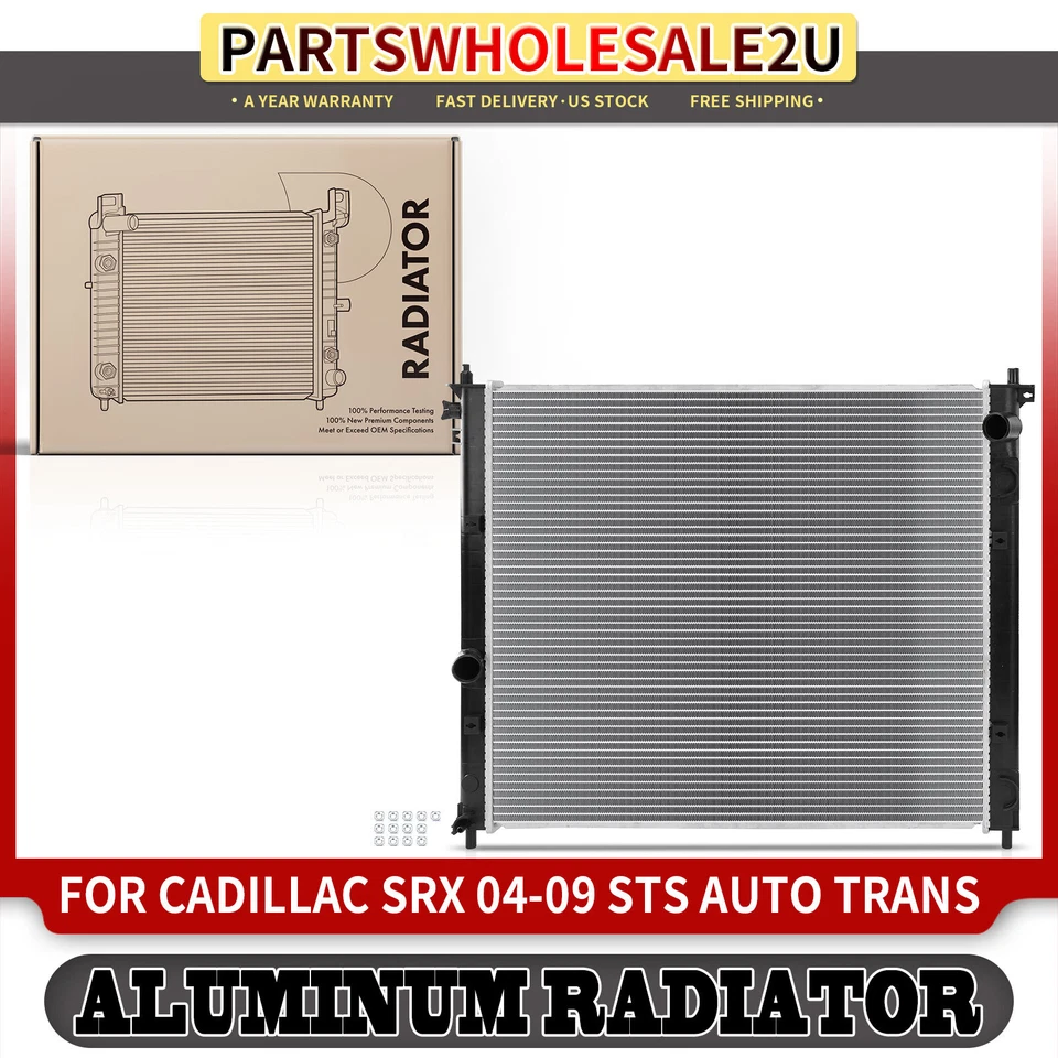 Radiator w/o Oil Cooler for Cadillac SRX 2004 2005 2006 2007-2009 STS 2005-2006 - Image 1 of 4