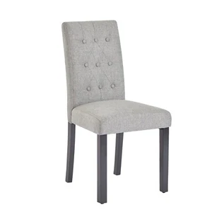 Set of 2/4 Button Tufted Dining Room Armless Dining Side Chair High Back Kitchen - Picture 1 of 43