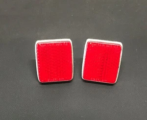 Reflector Red (Pair) / Rückstrahler rot (Paar) - NEW OLD STOCK - Bild 1 von 4