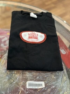 Supreme Experientia Tee Black Size Medium FW SS 2021 Docket Box Logo Black - Picture 1 of 5