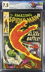 Amazing Spider-Man #77 CGC 7.5 Lizard & Human Torch App Romita Cover - 4588319003 - Bild 1 von 2
