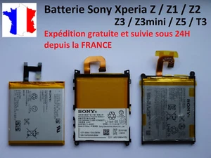 BATTERIE Neuve pour SONY Xperia Z / Z1 / Z2 / Z3 / Z3 compact (mini) / Z5 / T3 - Zdjęcie 1 z 9