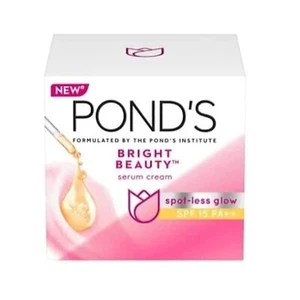 1 Pack POND'S Bright Beauty SPF 15 PA ++ Serum Cream Free Shipping (50 Gram) - Picture 1 of 4