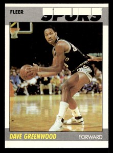 David Greenwood San Antonio Spurs  1987 Fleer #45