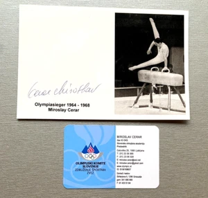MIROSLAV CERAR 2xOlympiasieger 1964-68 Turnen Foto 10x15 Autogramm - Picture 1 of 1