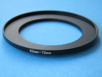 52mm to 72mm Step Up Step-Up Ring Camera Lens Filter Adapter Ring 52mm-72mm - Image 1 of 2