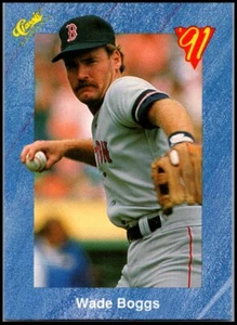 1991 Classic I Update Blue Travel HOF #T19 Wade Boggs FREE SHIPPING! - Picture 1 of 2