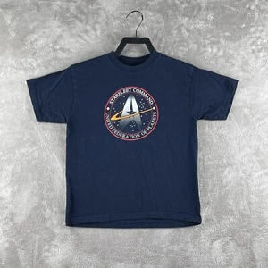 Star Trek Star fleet Command 2002 Tee Shirt Blue Size Age 9/10 - Picture 1 of 8