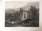 1836 Antique Print;  Melrose Abbey, Borders, Scotland after David Roberts
