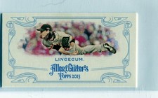 2013 Topps Allen & Ginter Mini A & G NNO Tim Lincecum San Francisco Giants /50