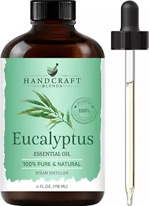 Eucalyptus Essential Oil - 100% Pure & Natural, 4 Fl Oz, Premium Grade for Diffu - Picture 1 of 8
