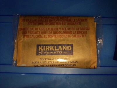 Kirkland signature Microwave Popcorn Theater Butter 3.3 oz 1 - 15 Bags - Image 1 of 4