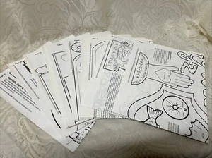 Woodworking Patterns Scroll saw And Jigsaw Patterns, Woodcrafts 1990’s Vintage - Picture 1 of 8