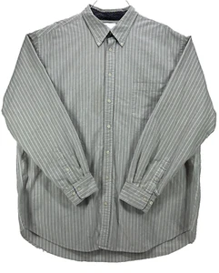 Lochlane Men's Size XXL Multicolor Striped Long Sleeve Button Up Cotton Shirt - Picture 1 of 9