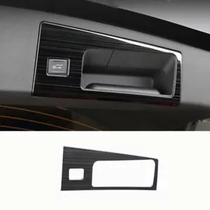 For Cadillac XT5 2017-2019 Black Tailgate Rear Trunk Handle Cover Trim Stainless - Foto 1 di 3