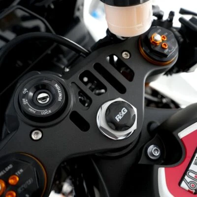 Tapa yugo superior negra R&G Racing para Honda CB1000R 2018-2019 Foto 1 de 3