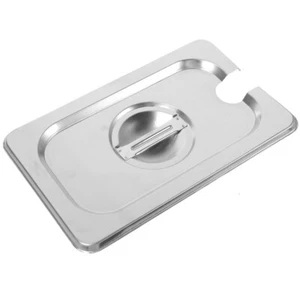 Square Pot Lid Solid Pan with Handle Classic Food Holder - Picture 1 of 12