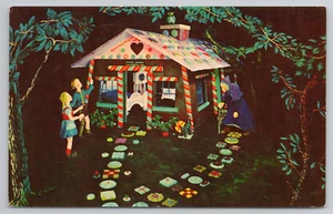 Hansel and Grethel in Fairyland Caverns Rock City Lookout Mountain GA Postcard - Picture 1 of 4