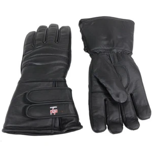 Perrini Motorcycle Gloves Close out Winter Riding Leather Biker Leather Gloves N - Bild 1 von 5