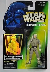 Figura de acción Kenner Star Wars POTF 1997 Luke Skywalker en Hoth Gear nueva en caja - Imagen 1 de 4