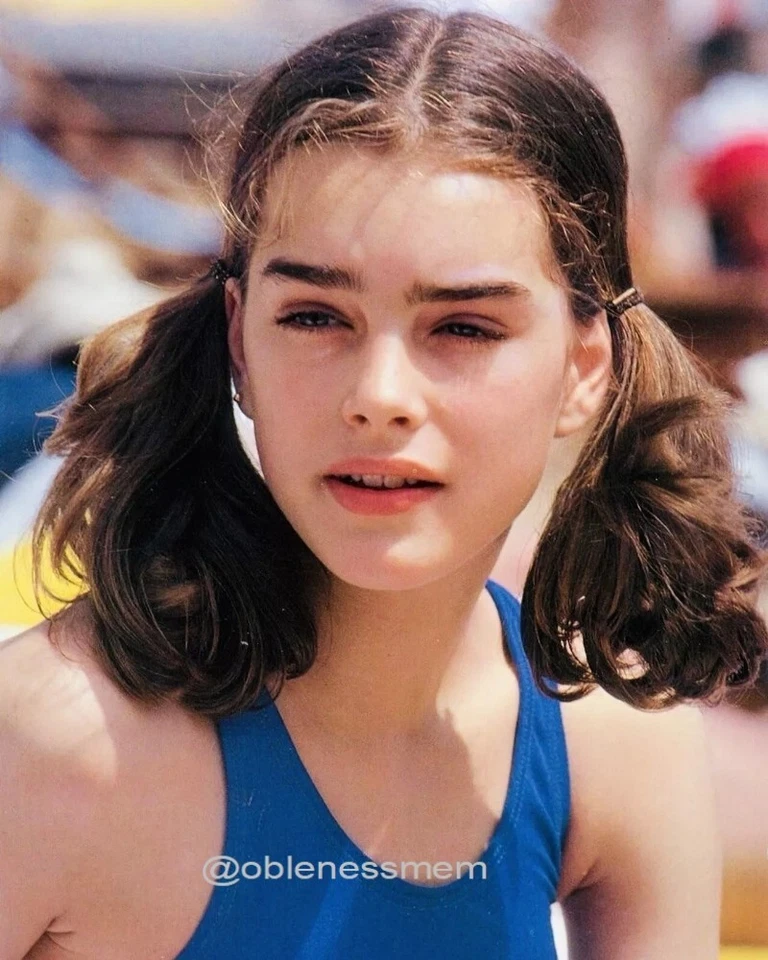 FOTO BRILLANTE 8x10 Brooke Shields impresión fotográfica años 80 80  Foto 1 de 1