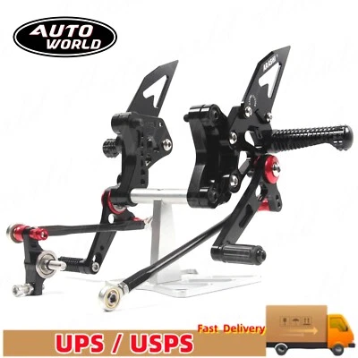 Rearsets Footrests Foot Pegs For Ducati 848 2008-2010 / 848 EVO 2011-2013 2012 - Image 1 of 4