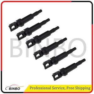 6pcs Ignition Coil Kit For 02-14 BMW 545i 550i GT 645Ci 650i 745i 750i 760i - Picture 1 of 6