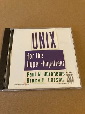 Unix for the Hyper-Impatient Dynatext Electronic Book CD ROM by Paul Abrahams - Image 1 of 3