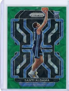 SANTI ALDAMA 2021-22 PRIZM ROOKIE GREEN SCOPE RC 5/8 - Picture 1 of 2