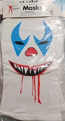 Morphsuits White "Killer Clown" Morph Mask For Halloween Parties Events  - Image 1 of 3