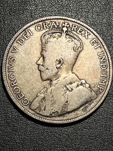 Silbermünze Kanada Half Dollar 1916 gut - Bild 1 von 4
