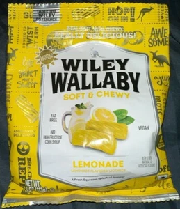 Wiley Wallaby Soft & Chewy 4 oz LEMONADE réglisse été édition limitée BB 9/25 - Photo 1 sur 2