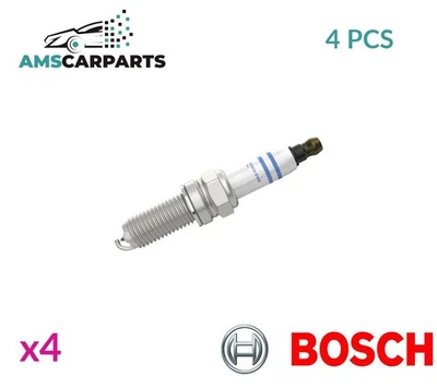 ENGINE SPARK PLUG SET PLUGS 0 242 140 569 BOSCH 4PCS NEW OE REPLACEMENT - Image 1 of 4