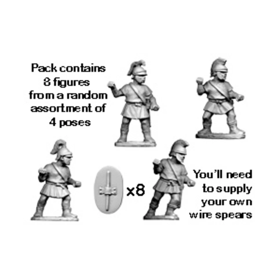 Crusader Minis Ancient Roman Mini 28mm Greek Thureophoroi Pack New - Image 1 of 1